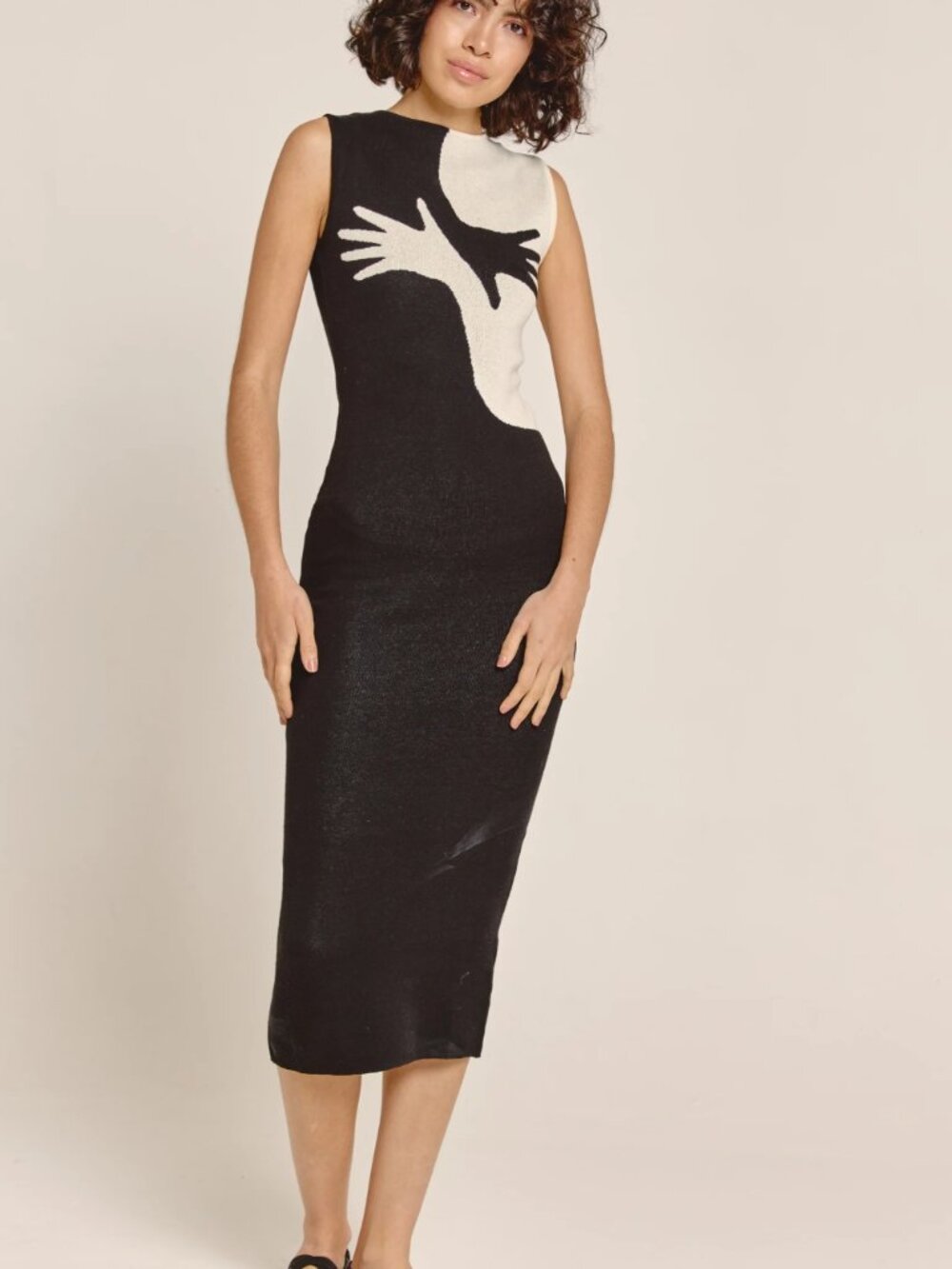 Another Girl Hansey Knit Midi Dress Size Medium